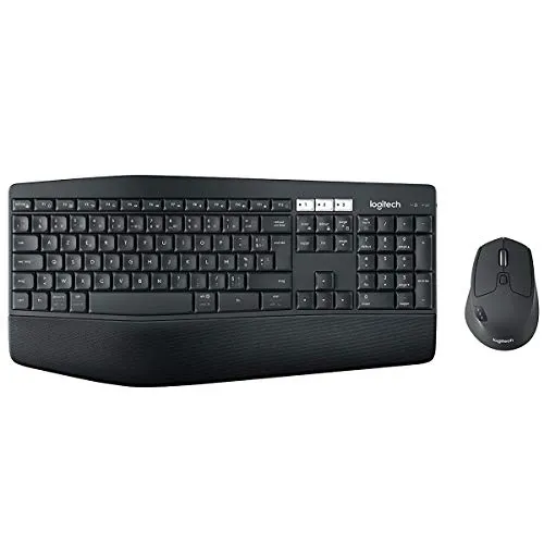 Logitech MK850 Performance - Kabelloses Tastatur und Maus Set - Tastatur und Maus Set mit AZERTY Layout, kabellos über Bluetooth und 2.4 GHz, ideal für komfortables Arbeiten und effizientes Tippen.