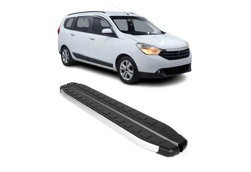 OMAC Kfz-Schmutzfänger Seitenschweller Trittbretter für Dacia Lodgy 2012-2024 - Hochwertige Aluminium Trittbretter für Dacia Lodgy, rutschfest und robust. Bieten sicheren Zugang und schützen die Karosserie vor Stößen und Kratzern. Ideal für Familien und stilvolle Fahrzeuge.