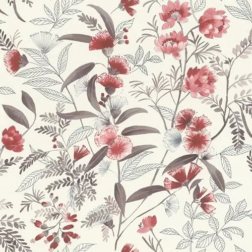 Rasch Vliestapete Botanical Jungle 869118 in rot von Rasch