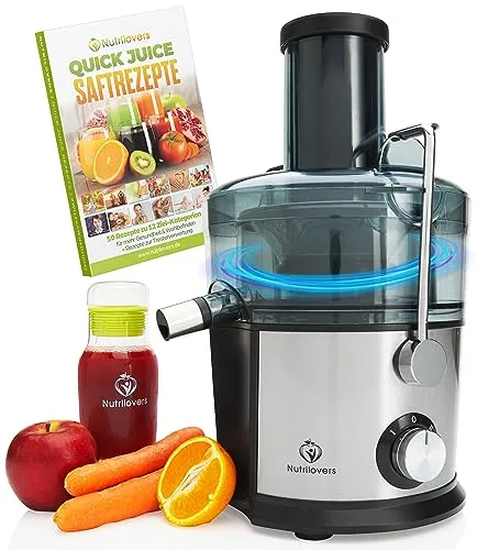 Nutrilovers QUICK-JUICER Zentrifugenentsafter 800 W