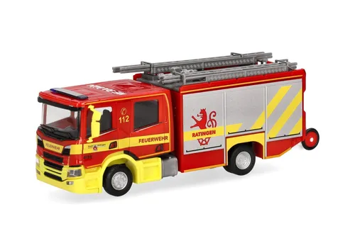 HERPA Einsatzfahrzeug 1:87 Feuerwehr Ratingen Scania Crewcab CP28 HLF 098434