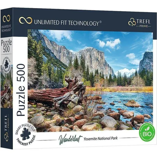 Trefl GmbH Puzzle Yosemite National Park - Klassisches Puzzle mit 1000 Puzzleteilen, ideal für Naturliebhaber und Puzzle-Fans