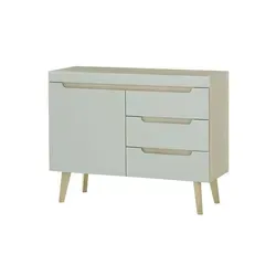 Stylisches grünes Sideboard 107 cm in grün von Möbel Kraft
