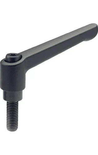 GANTER GRIFF Verstellbarer Klemmhebel GN 300 d1 M 10 mm l1 78 mm l2 63 mm Auß...