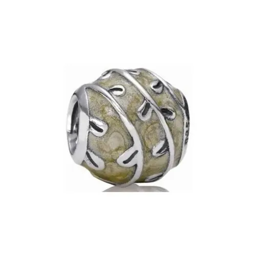 Pandora Charm Damen Ranken Emaille Beige Sterling-Silber 790525EN19 - Elegantes Charm aus Sterlingsilber mit feiner Emaille in Beige. Perfekt für Ihre persönliche Schmuckkollektion und ein stilvolles Geschenk für besondere Anlässe.