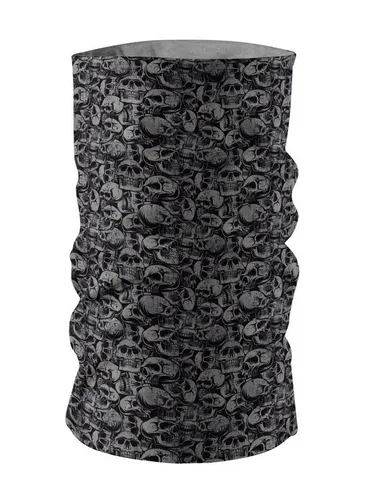 Maskworld Verkleidungsmaske Schlauchschal Schädel, Elastisches Halstuch für alle Gelegenheiten