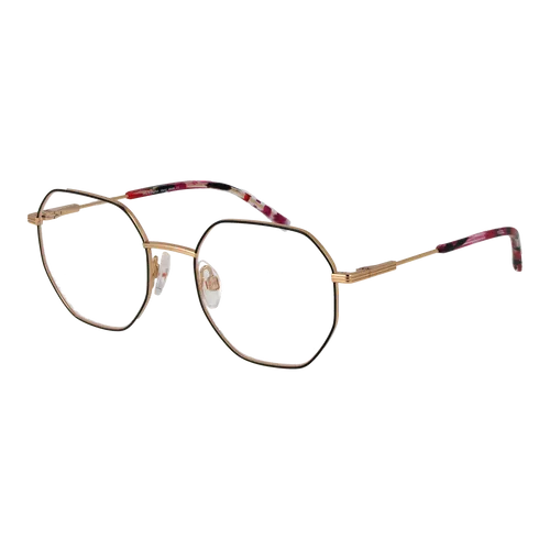 Ana Hickmann Brillenfassung HIY1006 07A 49 für Damen - Elegante Damenbrillenfassung in Schwarz aus Metall, ideal für jeden Anlass. Mit praktischen Federscharnieren für zusätzlichen Komfort und im Lieferumfang enthaltenem Original-Etui.