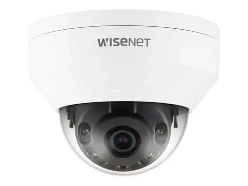 Hanwha QNV-8010R Vandalismusgeschützte 5MP-Full-HD Netzwerk-IR-Domekamera - Überwachungskamera mit 5MP Auflösung, 20m IR-Reichweite und robustem Vandalismusschutz für zuverlässige Sicherheit in jedem Umfeld.