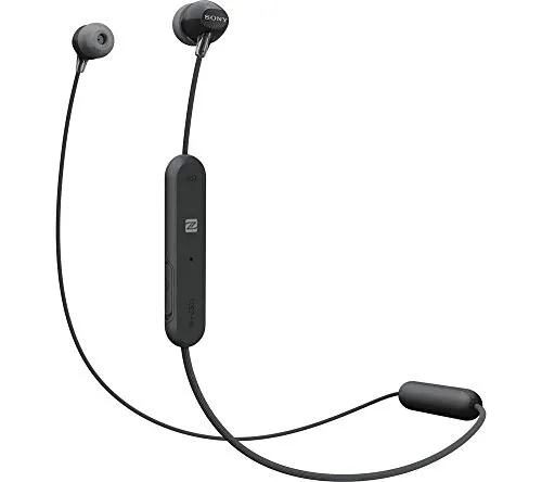 Sony WI-C300 Kabelloser In-Ohr Kopfhörer - Kopfhörer mit Neckband Design, bis zu 8 Stunden Akkulaufzeit und integrierter Freisprechfunktion für müheloses Telefonieren und Sprachsteuerung.