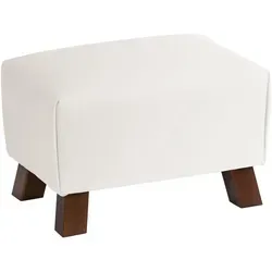 58aufmkessel Polsterhocker, Weiß, Leder, 28x28x40 cm - Eleganter Polsterhocker für Ihr Wohnzimmer. Aus hochwertigem, pigmentiertem Nappaleder in Weiß gefertigt. Ideal für zusätzlichen Sitzkomfort und individuelle Gestaltungsmöglichkeiten.