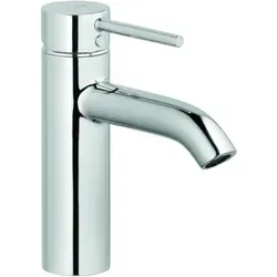 Kludi Bozz Waschtischarmatur 382880576 mit Push-Open-Ablaufgarnitur - Elegante Waschtischarmatur in Chrom mit praktischer Push-Open-Ablaufgarnitur, ideal für modernes Baddesign und komfortable Nutzung.