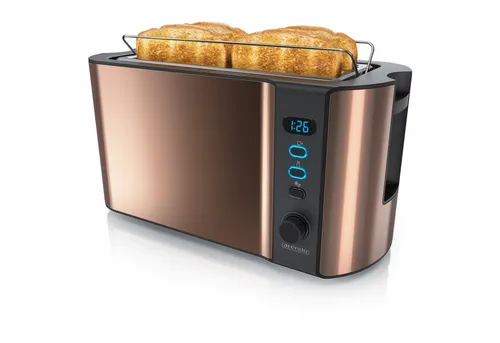 Arendo Toaster für 4 Scheiben, 1500W, Langschlitz von Arendo