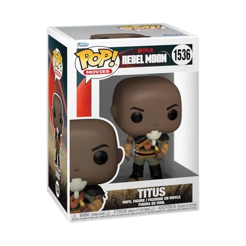Funko POP! Movies: RM - Rebel Moon - Titus - Vinyl-Sammelfigur - Geschenkidee - Offizielle Handelswaren - Spielzeug Für Kinder Und Erwachsene - Movies Fans - Modellfigur Für Sammler Und Display