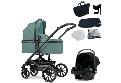 Pixini Kombi-Kinderwagen Kalani 3in1 Set, mint von Pixini