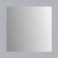 jokey Badspiegel Toba, quadratisch in Silber, 45x45 cm - Badspiegel ohne Rahmen, wandfertig montiert, ideal für moderne Badezimmer mit elegantem Design und einfacher Pflege.