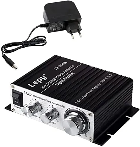 Fasizi LP-2020A Class-D Stereo-Hi-Fi-Digitalverstärker – Schwarz
