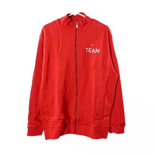 Nike Team Fleece Herren TrackTop Trainingsjacke rot Sweatjacke Sport Jacke XXL -