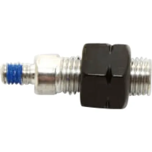 Paaschburg & Wunderlich GmbH Auspuff-Flexrohr HIGHSIDER Spiegeladapter M10 x 1.25 mm Linksgewinde auf M6, schwarz