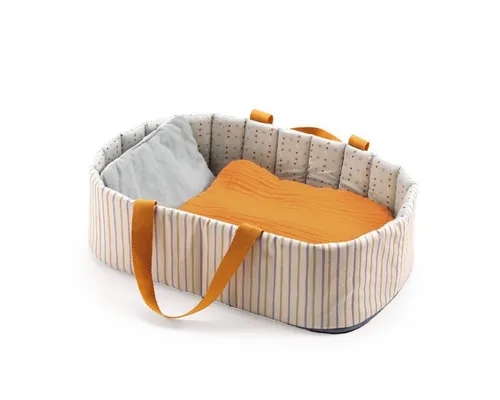 DJECO Puppen Tragetasche POMEA mit Decke und Kopfkissen von Djeco