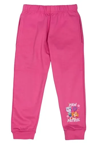 Paw Patrol Jogginghose für Mädchen - Kinder Trainingshose Sweathose Hose Pink (DE/NL/SE/PL, Numerisch, 98, 104, Regular, Pink)