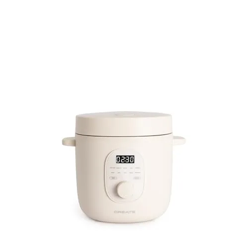 CREATE/RICE COOKER Multifunktioneller Elektrischer Reiskocher 1.2L Cremeweiß