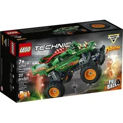 LEGO Monster Jam Dragon 42149 - LEGO Technic - LEGO Spielzeugset, beeindruckendes Monster Jam Dragon Modell mit realistischen Bewegungen und coolem Design für kreative Bauabenteuer.
