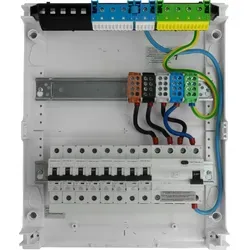 Hager Aufputz Verteilerkasten 2x12 Module von Doktorvolt - Verteilerkasten mit 8xMCB und 1xRCCB, sofort einsatzbereit und ideal für Garage oder Werkstatt. UV-beständiges Gehäuse und Schutzart IP30 garantieren Sicherheit und Langlebigkeit.
