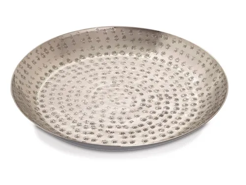 Amagohome Snackschale Dekoschale gold Knabberschale Deko Schalen silber Apfel Stern Ginkgo B, Aluminium, Metall
