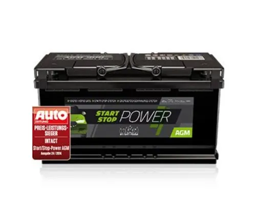 intAct Start-Stop Power AGM800 Autobatterie 12V 80Ah