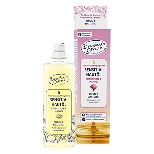 Dresdner Essenz Sensitiv Hautöl Streichelzarte Pfingstrose 100 ml