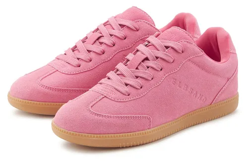 Elbsand Sneaker pink Größe 45 - Stylische Sneaker in Pink aus hochwertigem Rindsleder und Kunstleder, ideal für einen modischen Look. Perfekt für lässige Outfits und den Alltag.
