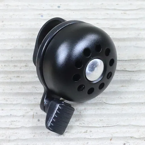 Mounty Charly Glocke Klingel - matt schwarz - Montage an Lenker Ø 22,2 mm