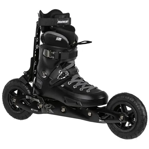 Powerslide Nordic Skates XC Trainer 150 - Off-Road-Skates für Damen und Herren - Outdoor-Rollerskates für jedes Gelände – Ideal für sportliche Abenteuer mit 150mm Luftreifen für Grip und Komfort auf Asphalt, Schotter und Waldwegen.