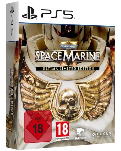 Warhammer 40,000: Space Marine 2 - ULTIMA Limited Edition für PS5 - Limited Edition des Action & Abenteuer Spiels mit Koop- und Multiplayer-Modus, perfekt für epische Schlachten im Warhammer-Universum. Erlebe fesselnde Action auf der PlayStation 5!
