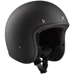 Bandit Motorradhelm ECE Jet 2 Schwarz Matt XL (60)