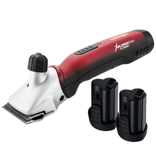 Heiniger Xplorer Pro 2-Speed Rinder Pferde Akku Schermaschine inkl. Schermesser