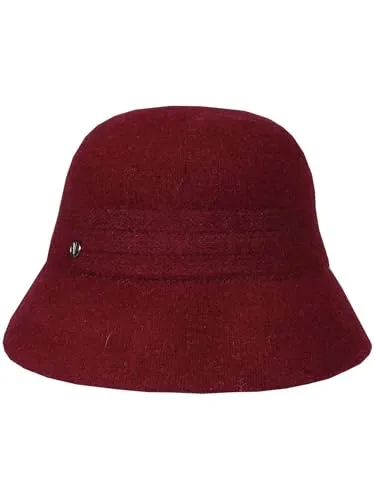 Produktbild LOEVENICH Glockenhut | Wollmischung | Damen | OneSize | Modisches Accessoire für Herbst & Winter Wine