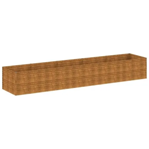 vidaXL Hochbeet aus Cortenstahl, wetterfest und geräumig - Blumenkästen für Garten und Balkon, langlebig und korrosionsbeständig dank Cortenstahl, ideal für eine Vielzahl von Pflanzen.