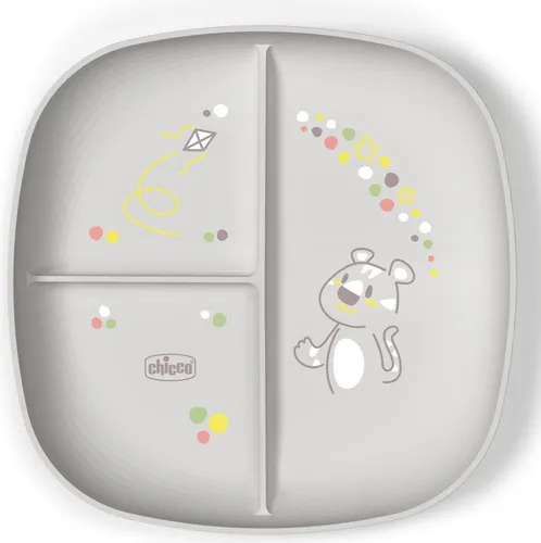 Chicco 00016003350000 Kleinkindergeschirr Teller für Kleinkinder