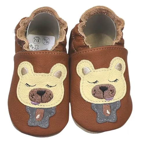 Krabbelschuhe Bär 24/25 (2 - 21⁄2 Jahre) Krabbelsohle