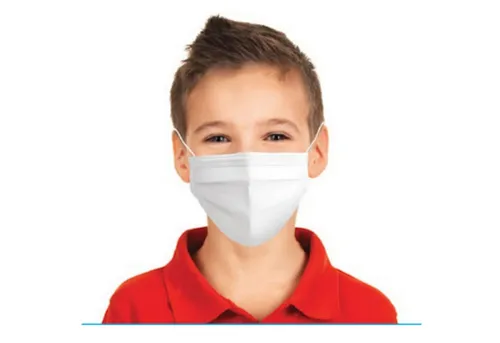 BURI Verkleidungsmaske 10 x Kindermaske Einwegmaske Typ II 2 EN14683:2019+AC:201