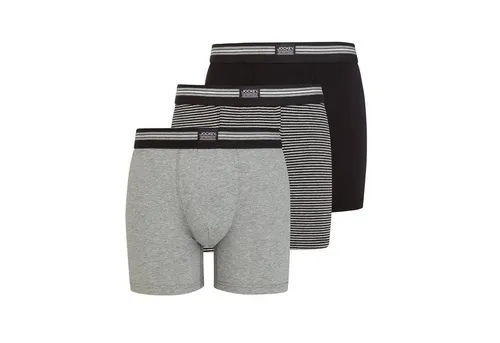 Jockey Trunk Cotton Stretch Boxer Trunk (3er Pack) - Herrenunterhosen in Größe L, mit Logobund und klassischer Leibhöhe, bieten perfekten Sitz und hohen Tragekomfort dank 95% Baumwolle und 5% Elasthan.