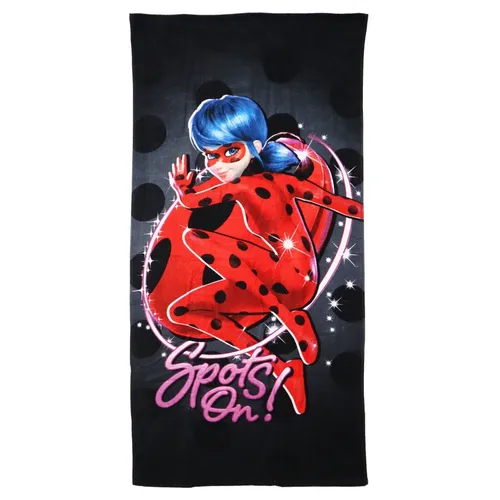 Miraculous Ladybug Kinder Strandtuch Badetuch XL 70x140 cm 100% Baumwolle
