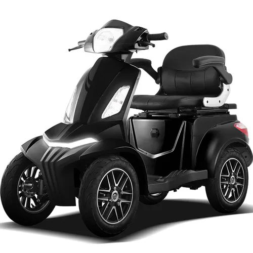 Vigorous Vista T408 4-Rad Seniorenmobil 6km/h - Komfortables 4-Rad Elektromobil für Erwachsene mit 1000 W Leistung. Ideal für Innen- und Außeneinsatz, bietet es eine Akkulaufzeit von bis zu 12 Std und ist mit LED-Beleuchtung ausgestattet.