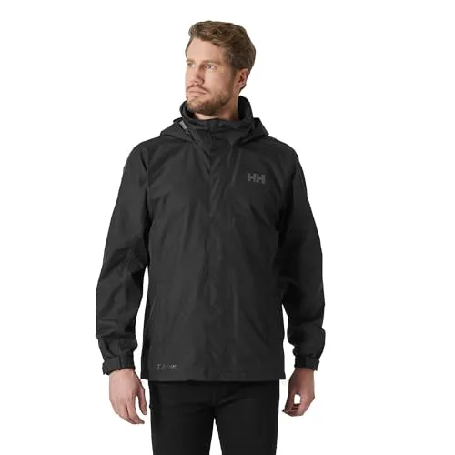 Helly Hansen Herren DUBLINER Jacket, Schwarz, 38 - Wasserdichte Hardshell Jacke für Männer mit HELLY TECH Protection System, ideal für stylische Auftritte an regnerischen Tagen und umweltfreundlich hergestellt.