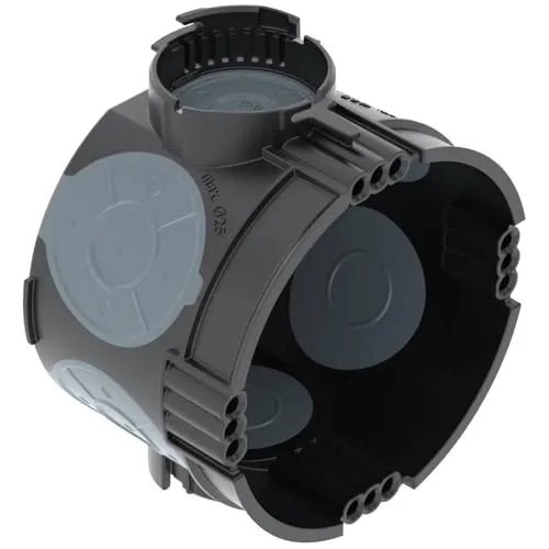 OBO Bettermann® Unterputz-Gerätedose 46 (25 Stück/Pack) - Schutzkontaktstecker: Hochwertige Unterputz-Gerätedose mit luftdichten Membraneinführungen für sichere Installation und präzise Befestigung in Mauerwerk.