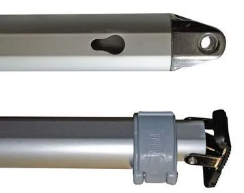 Fiamma Stützfuß links für F35 Pro 300 - Ersatzteil Nr. 03568D05, perfekt für 3m Markisenlänge, sorgt für Stabilität und Sicherheit bei jedem Einsatz.