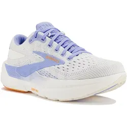 Brooks Ghost Max 3 Laufschuhe Damen - Größe 38, kokosnuss-blau heron-orange - Laufschuhe für Training und Alltag mit atmungsaktivem Mesh-Obermaterial und innovativer DNA Loft v3-Dämpfung für herausragenden Komfort und Leichtigkeit.