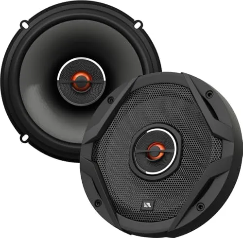 JBL GX602 2-Wege Auto Lautsprecher Set – 180 Watt KFZ Soundanlage - Leistungsstarke 2-Wege Lautsprecher für ein beeindruckendes Klangerlebnis im Auto. Mit innovativer Technologie für klare Höhen und satten Bass, ideal zur Aufrüstung Ihres Soundsystems.