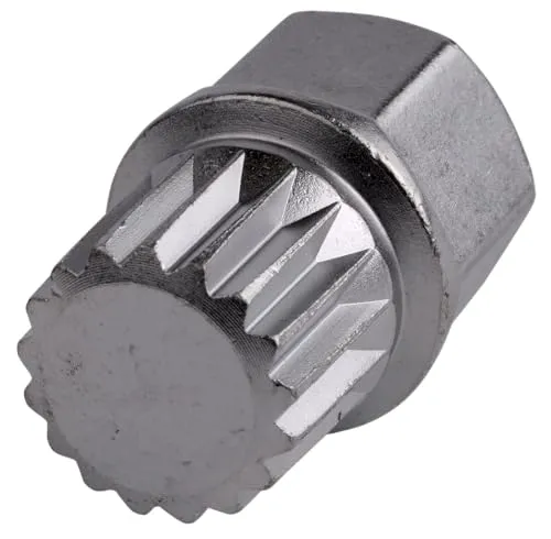 Supa-Tools Felgenschloss ABC6 T40004, 17 Kant 17 Zahn Steck Nuss für VW Seat